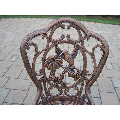 Set da bistrot Lattice da 3 pezzi con tavolo con piano in vetro temperato da 24 pollici e 2 sedie