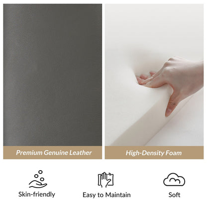 Poltrona reclinabile elettrica Laura 35.04 Wide in vera pelle con poggiatesta regolabili di HULALA HOME