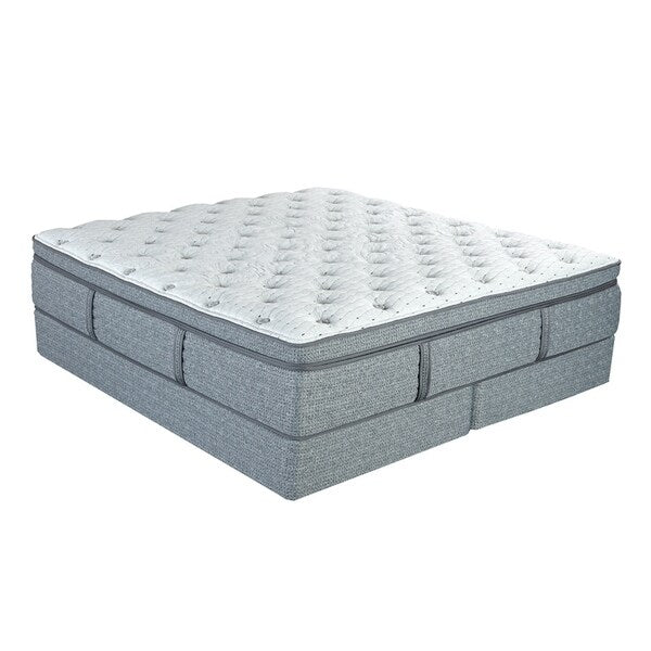 Set di materassi ibridi in lattice gel Laura Ashley Fallon da 14 pollici Euro Top di King Koil