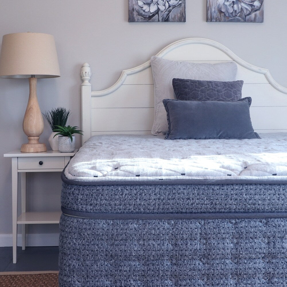 Materasso ibrido Laura Ashley Firenze da 14 pollici in lattice gel Euro Top di King Koil