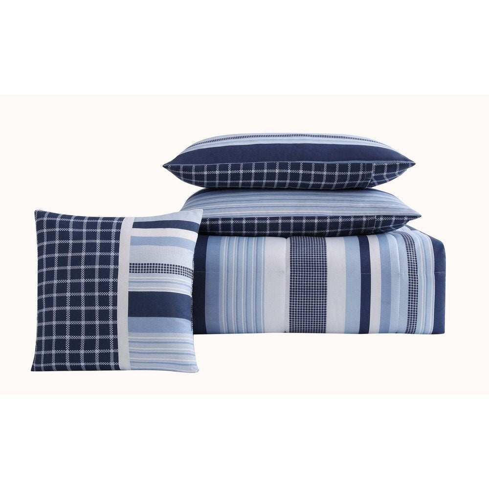 Set copripiumino My World Mason Stripe con cuscino decorativo bonus