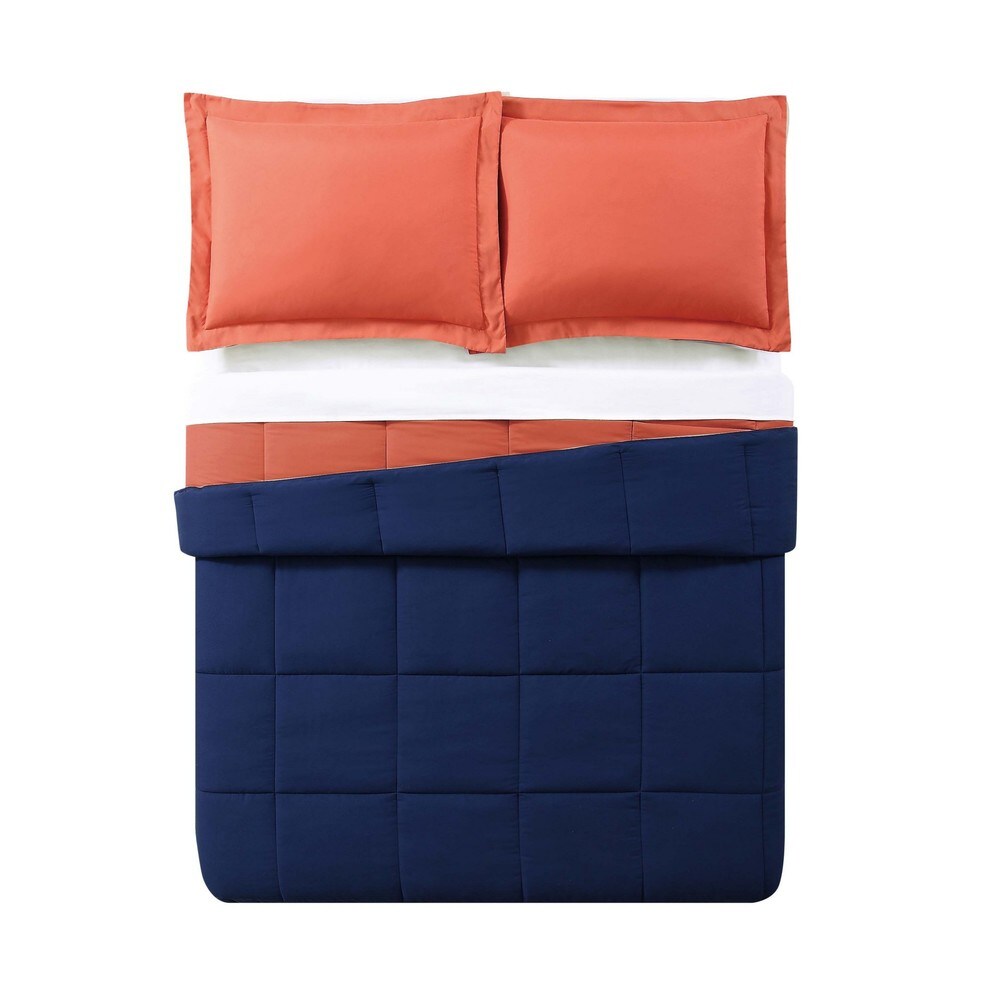 Set copripiumino reversibile My World Solid da 3 pezzi