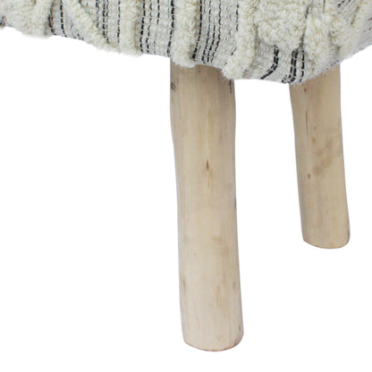 Panca Laveta in lana e cotone Boho fatta a mano da Christopher Knight Home