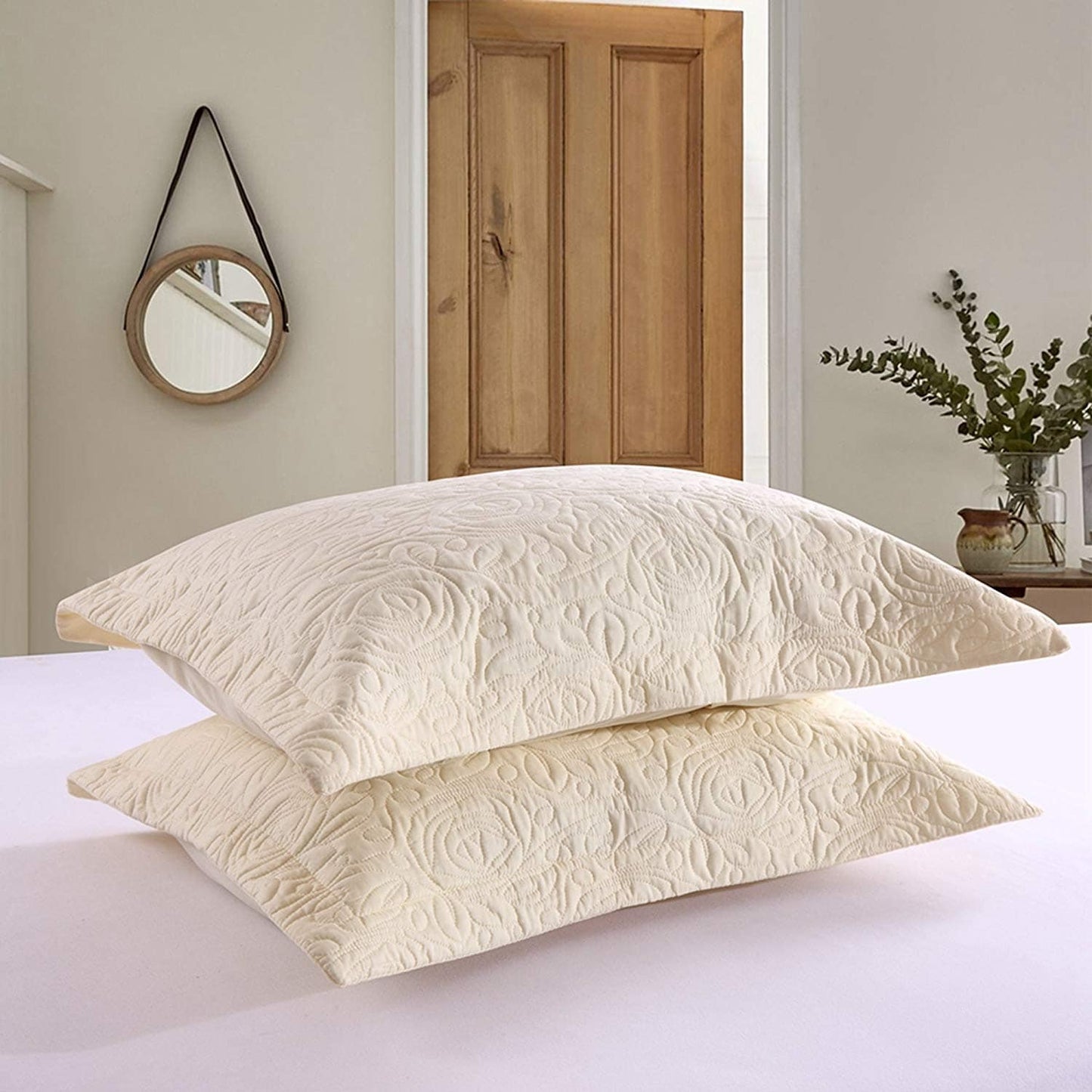 Federa per cuscino ricamata Porch &amp; Den Manor (set da 2)