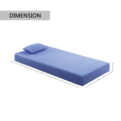 Materasso in memory foam con infusione di gel da 7 pollici