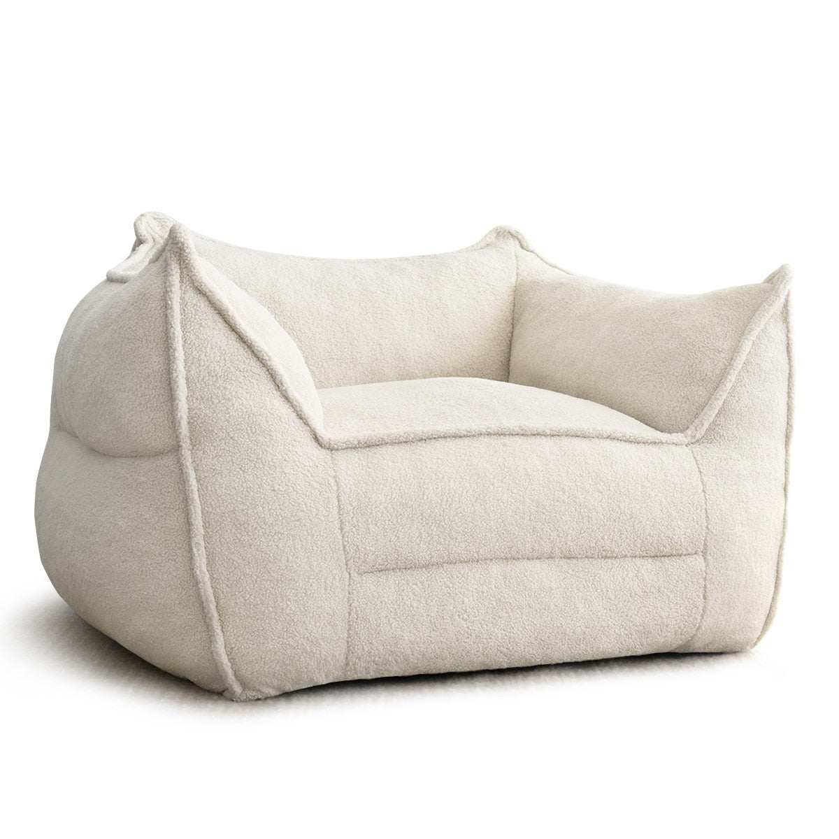 Divano Lazy Sofa Divano da soggiorno Poltrona a sacco con memory foam