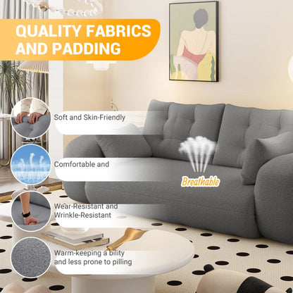 Divano letto pieghevole multifunzionale da 78 pollici di larghezza