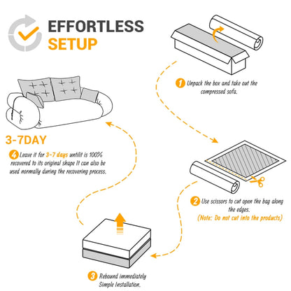 Divano letto pieghevole multifunzionale da 78 pollici di larghezza