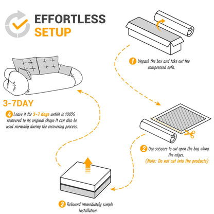 Divano letto pieghevole multifunzionale da 78 pollici di larghezza