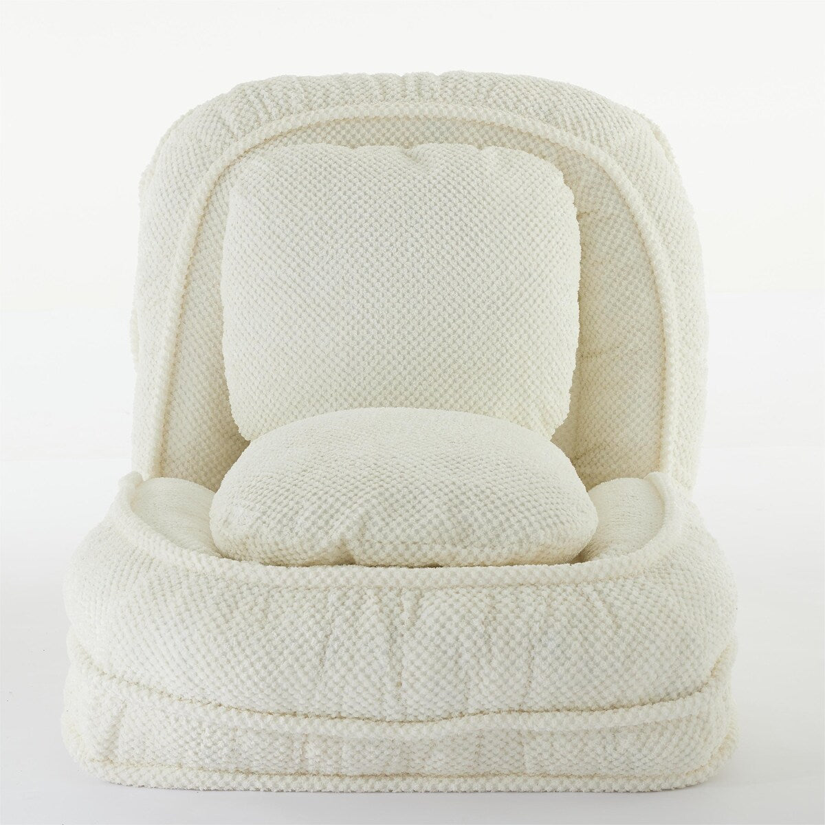 Divano letto girevole, 5 posizioni regolabili, seduta, sonno, pieghevole, adatto per camera da letto e soggiorno.