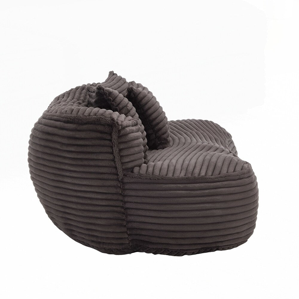 Divano Lazy Sofa, poltrona a sacco resistente e confortevole, con schienale alto, per adulti e bambini, 2 posti