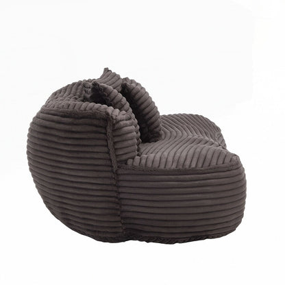 Divano Lazy Sofa, poltrona a sacco resistente e confortevole, con schienale alto, per adulti e bambini, 2 posti