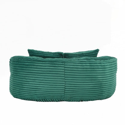 Divano Lazy Sofa, poltrona a sacco resistente e confortevole, con schienale alto, per adulti e bambini, 2 posti