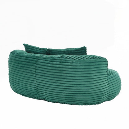 Divano Lazy Sofa, poltrona a sacco resistente e confortevole, con schienale alto, per adulti e bambini, 2 posti