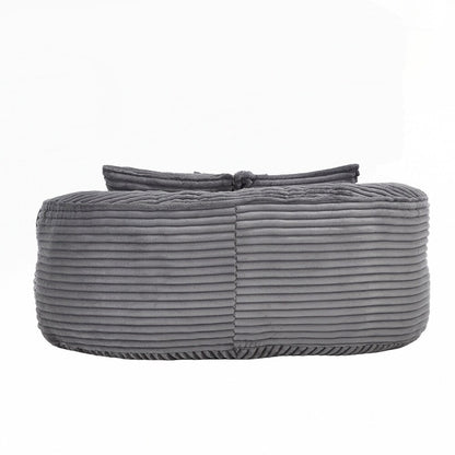 Divano Lazy Sofa, poltrona a sacco resistente e confortevole, con schienale alto, per adulti e bambini, 2 posti