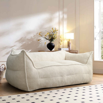 Divano Lazy Sofa Divano da soggiorno Poltrona a sacco con memory foam
