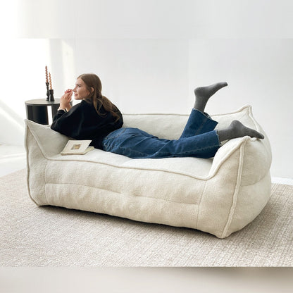 Divano Lazy Sofa Divano da soggiorno Poltrona a sacco con memory foam