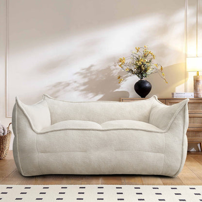 Divano Lazy Sofa Divano da soggiorno Poltrona a sacco con memory foam