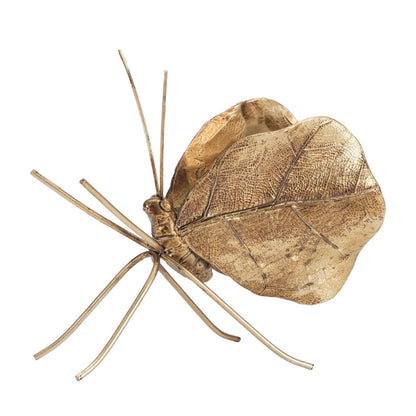 Mensola a forma di farfalla con foglia (set di 2)