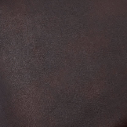 Poltrona reclinabile in gel di pelle con robusto telaio in legno e meccanismo in acciaio resistente