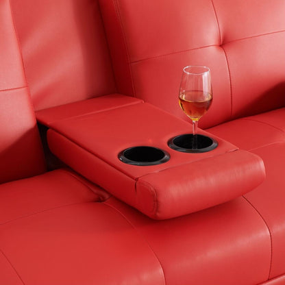 Divano letto pieghevole multifunzionale in pelle per ufficio con tavolino da caffè