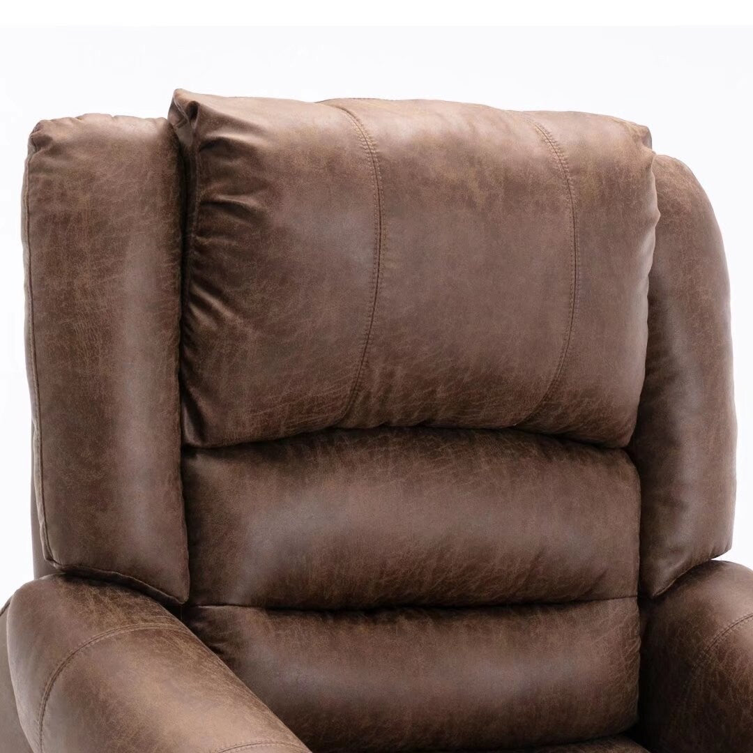 Poltrona reclinabile elettrica traspirante con massaggio, riscaldamento e porta USB