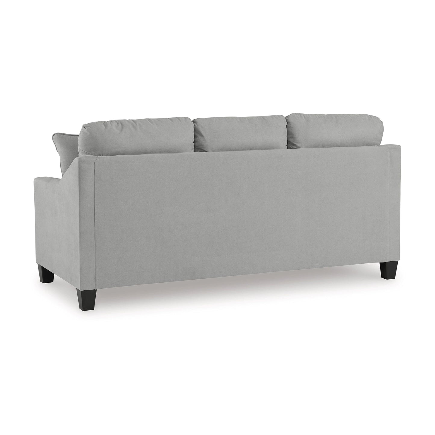 Divano letto matrimoniale Lebo, grigio, materasso in memory foam pieghevole