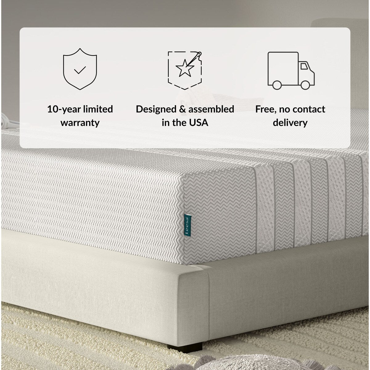 Materasso in memory foam Leesa Youth 10