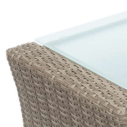 Set da conversazione per esterni Leisure Zone da 4 pezzi