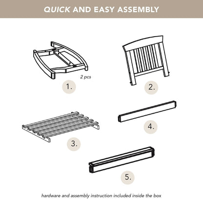 Set da giardino Cambridge Casual Leon in teak da 3 pezzi con cuscino
