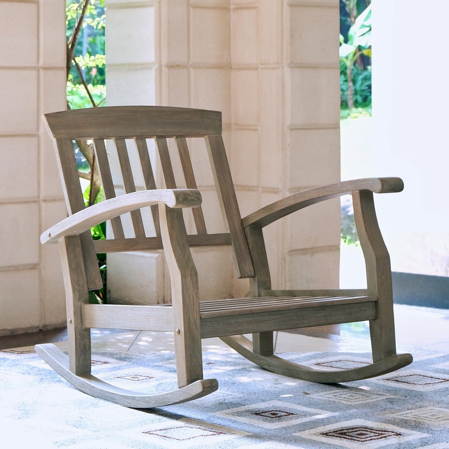 Set da giardino Cambridge Casual Leon in teak da 3 pezzi con cuscino