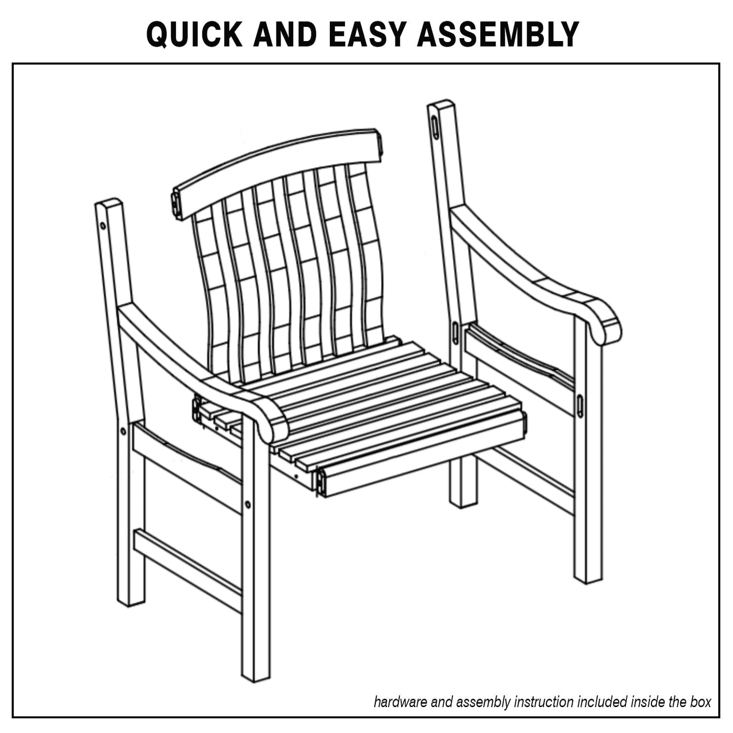 Set da pranzo per esterni Cambridge Casual Leon in teak da 5 pezzi