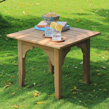 Set da conversazione per patio in teak Cambridge Casual Leon da 7 pezzi