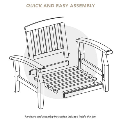 Set da conversazione per patio in teak Cambridge Casual Leon da 7 pezzi