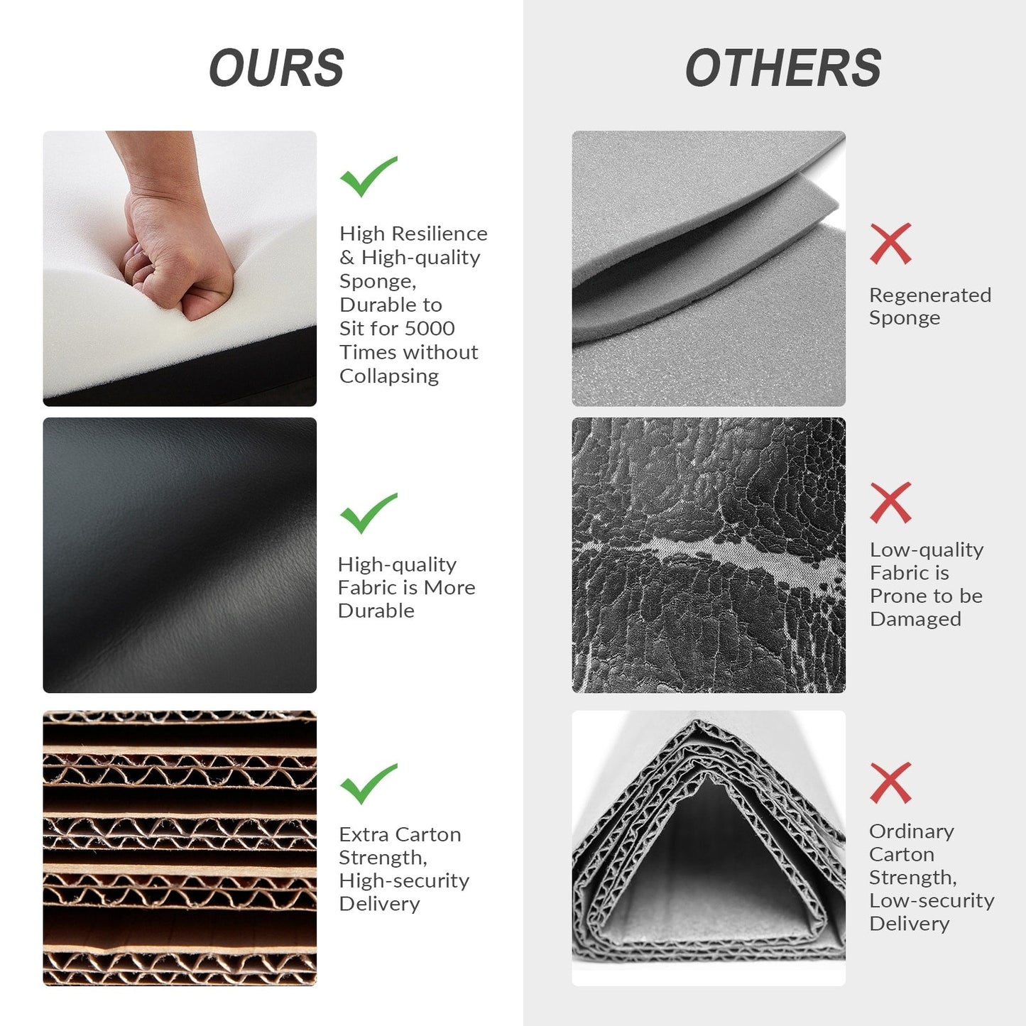 Poltrona girevole a dondolo reclinabile manuale Leopold in vera pelle con braccioli in legno, set da 2 di HULALA HOME