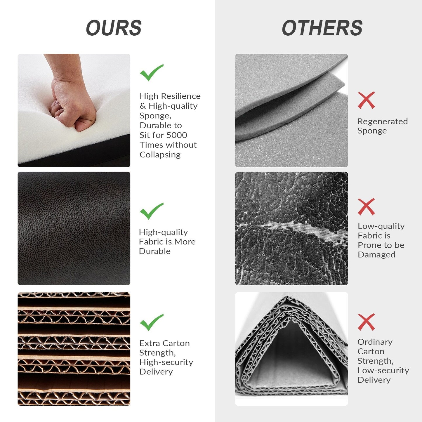 Poltrona girevole a dondolo reclinabile manuale Leopold in vera pelle con braccioli in legno, set da 2 di HULALA HOME