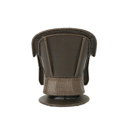 Poltrona da esterno in vimini Liam (set da 2) di Christopher Knight Home