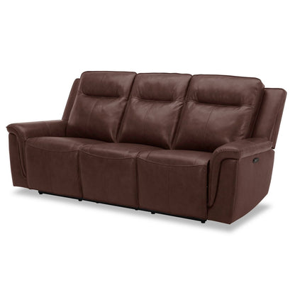 Divano reclinabile Liberty Furniture Avery Power in pelle color cognac - Larghezza 88'' x Profondità 39'' x Altezza 41''