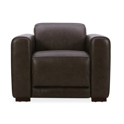 Poltrona reclinabile elettrica in pelle Deacon di Liberty Furniture