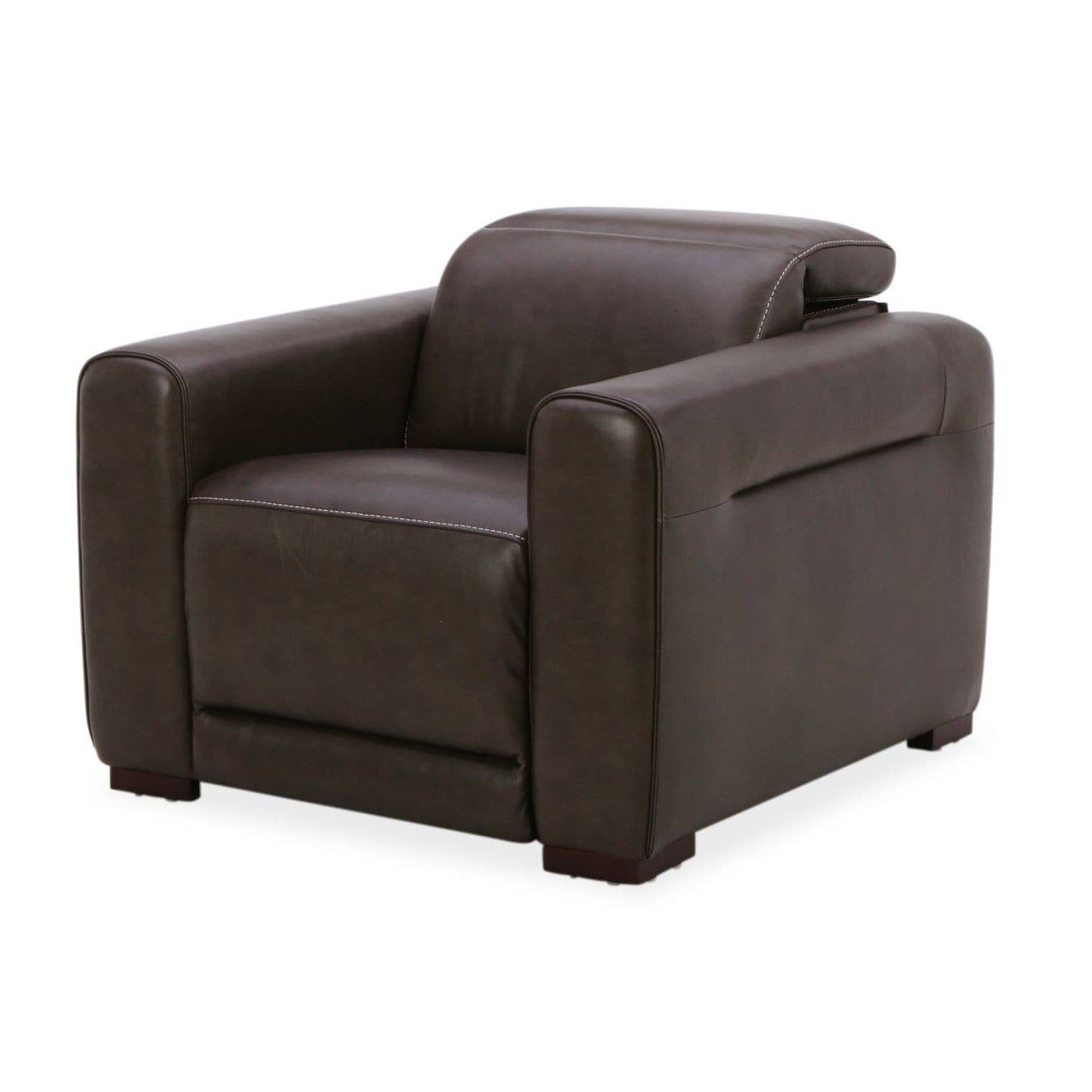 Poltrona reclinabile elettrica in pelle Deacon di Liberty Furniture