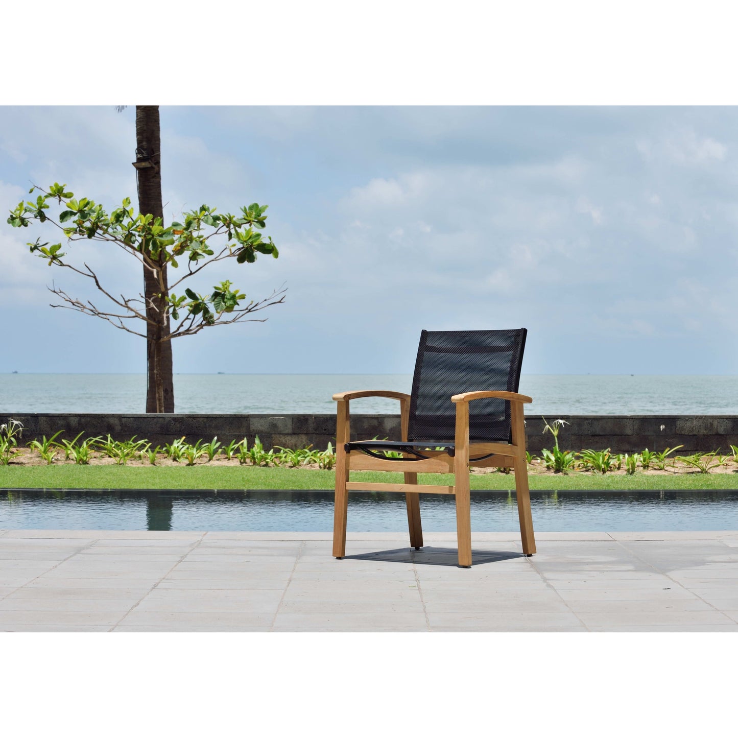 LifestyleGarden Set da pranzo per esterni con finitura in teak da 9 pezzi - 9 pezzi