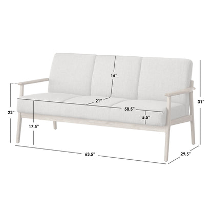 Divano in legno massello Lifestorey Beaumont