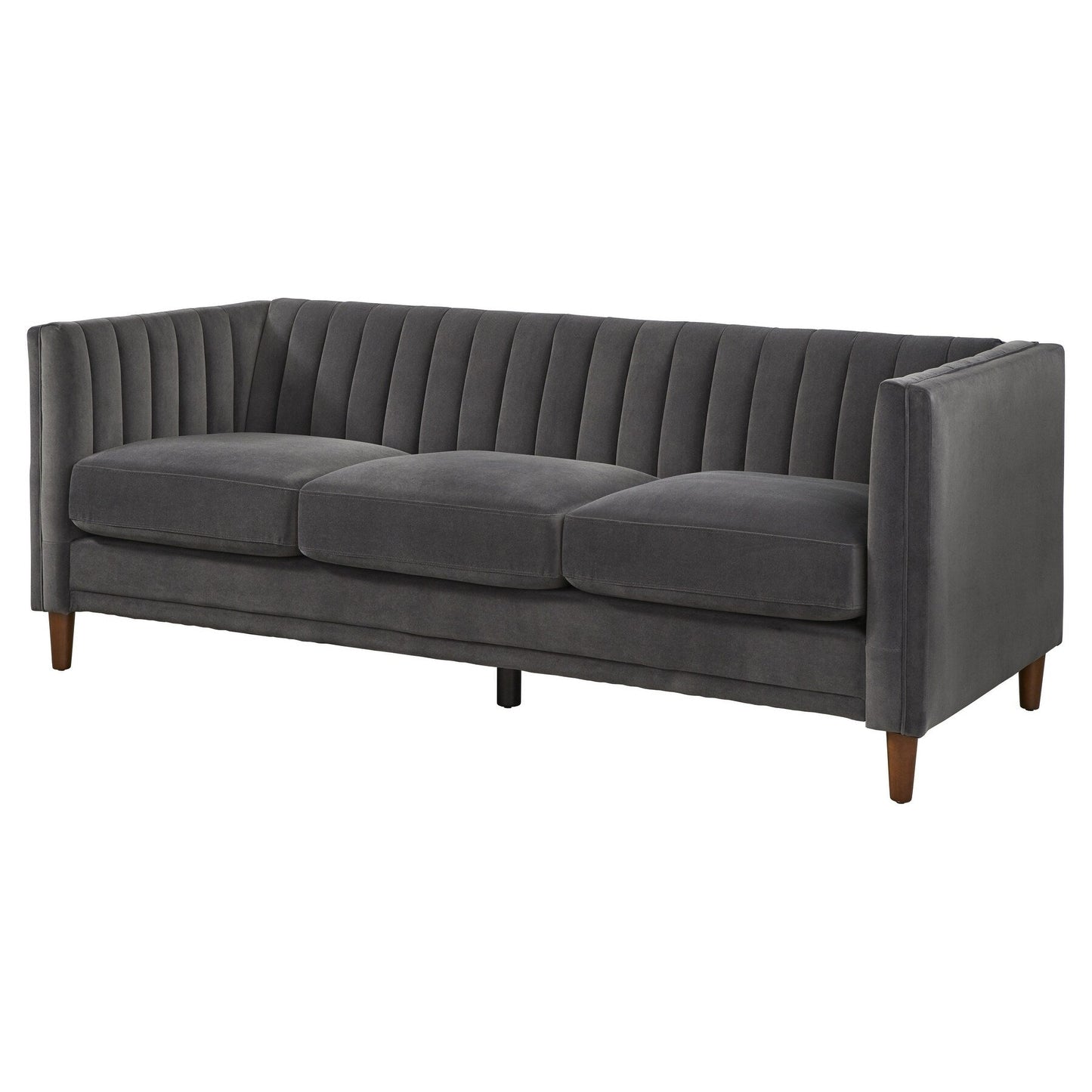 Divano Tuxedo con schienale a canale Lifestorey Paxton