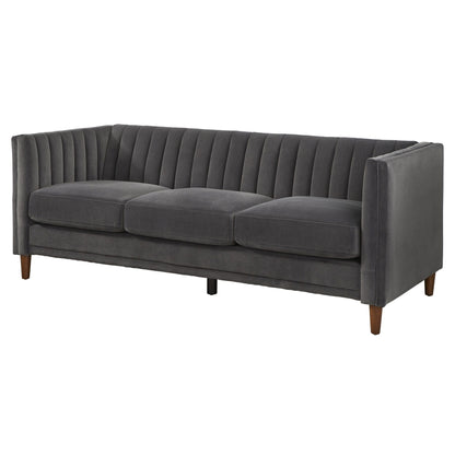 Divano Tuxedo con schienale a canale Lifestorey Paxton