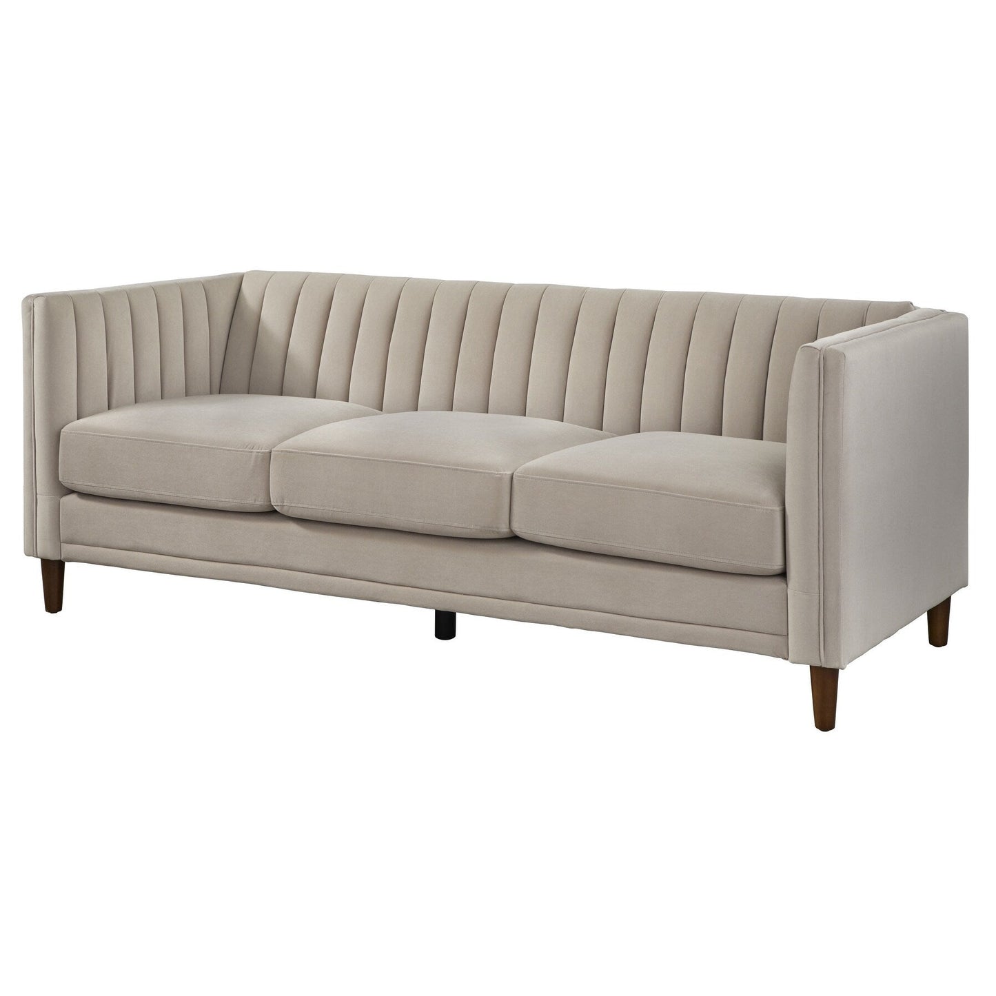 Divano Tuxedo con schienale a canale Lifestorey Paxton