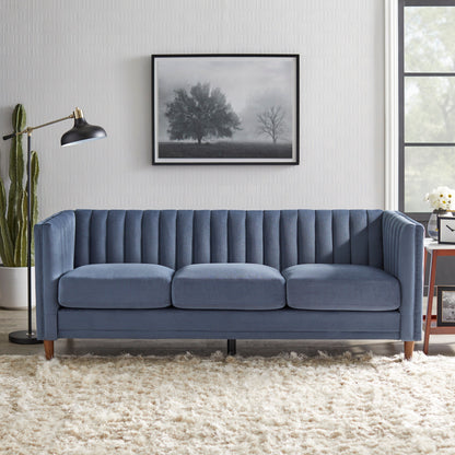 Divano Tuxedo con schienale a canale Lifestorey Paxton