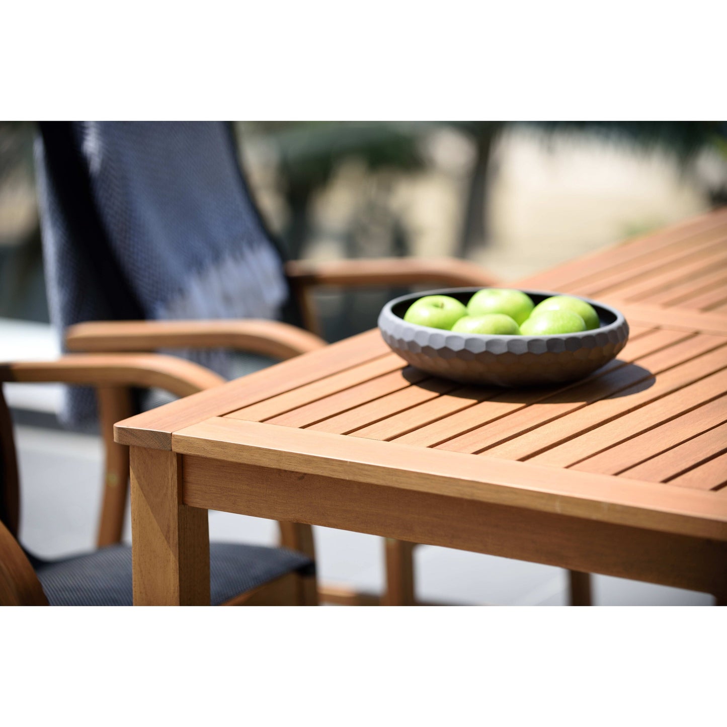 LifestyleGarden Set da pranzo per esterni in legno da 7 pezzi (finitura teak) - 7 pezzi