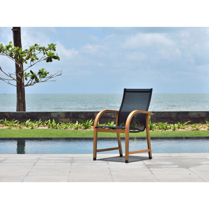 LifestyleGarden Set da pranzo Deluxe in teak per patio esterno da 9 pezzi - 9 pezzi