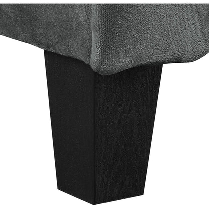 Divano Harrington di Lifestyle Solutions - Divano a due posti imbottito bicolore grigio e grigio scuro moderno per il soggiorno