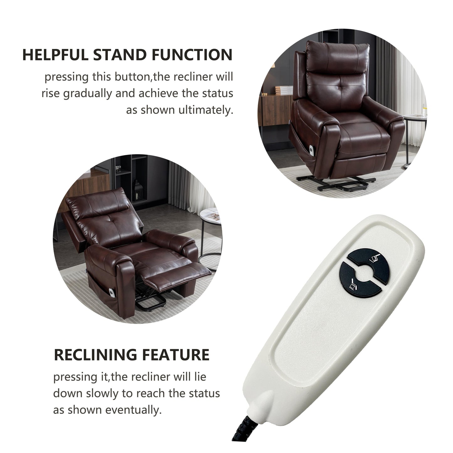 Poltrona reclinabile elevabile, poltrona reclinabile elettrica per anziani